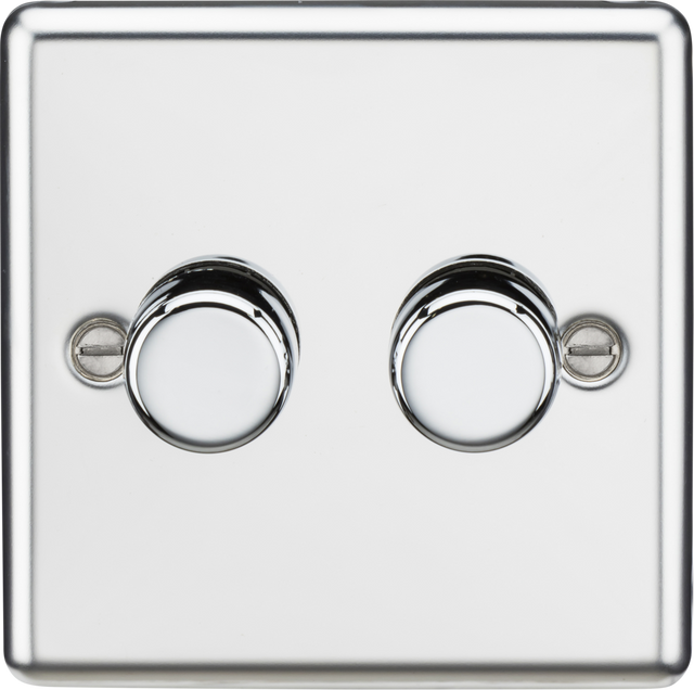 2G 2-way Intelligent Dimmer - Polished Chrome