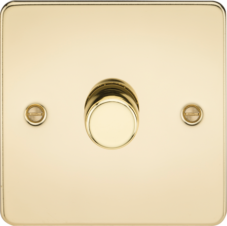 1 Gang 2-way Intelligent Dimmer - Polished Brass
