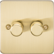 2G 2-way Intelligent Dimmer - Brushed Brass