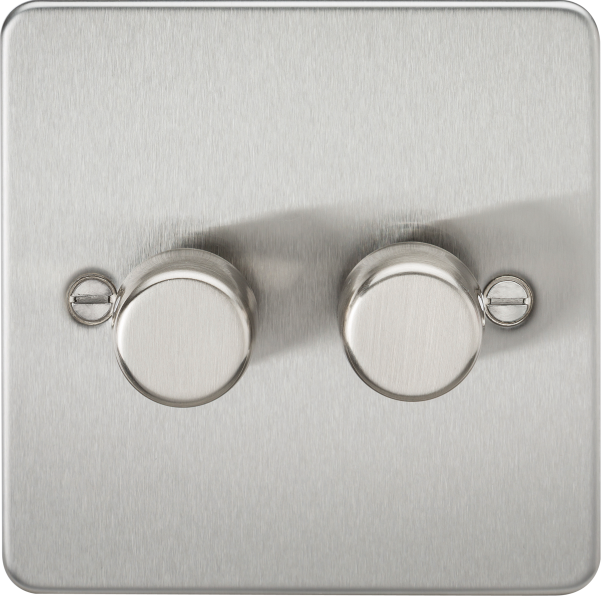 Brushed Chrome Intelligent Dimmer 10-200W, Model FP2192BC