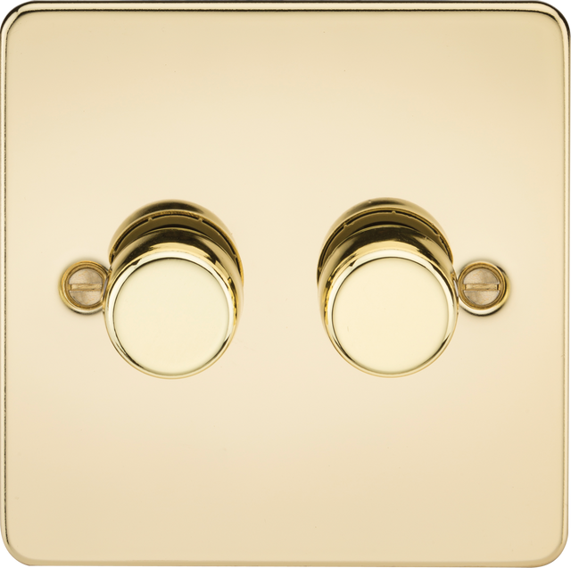 Intelligent Dimmer - Polished Brass, 10-200W, 5-150W LED