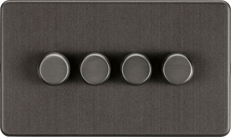 4G 2-Way 10-200W Intelligent Dimmer - Smoked Bronze