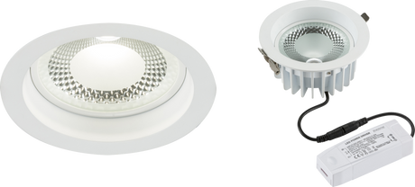 230V 10W COB LED Recessed Downlight - Cool White, 4000K