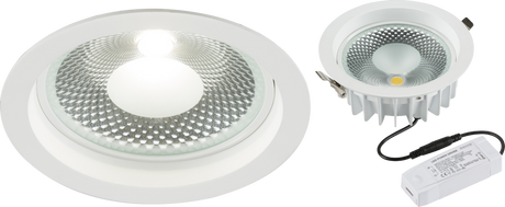 230V 20W COB LED Recessed Commercial Downlight 4000K