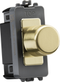 Intelligent Dimmer Switch - Brushed Brass Finish