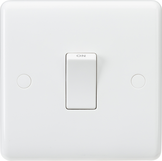 Knightsbridge 20A DP Switch with Curved Edge Design