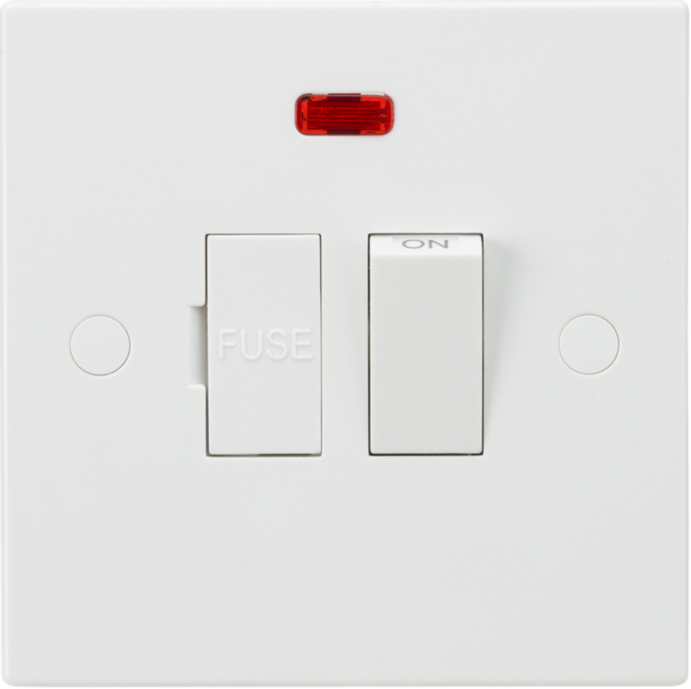 Knightsbridge 13A Switched Fused Spur Unit - Neon Indicator