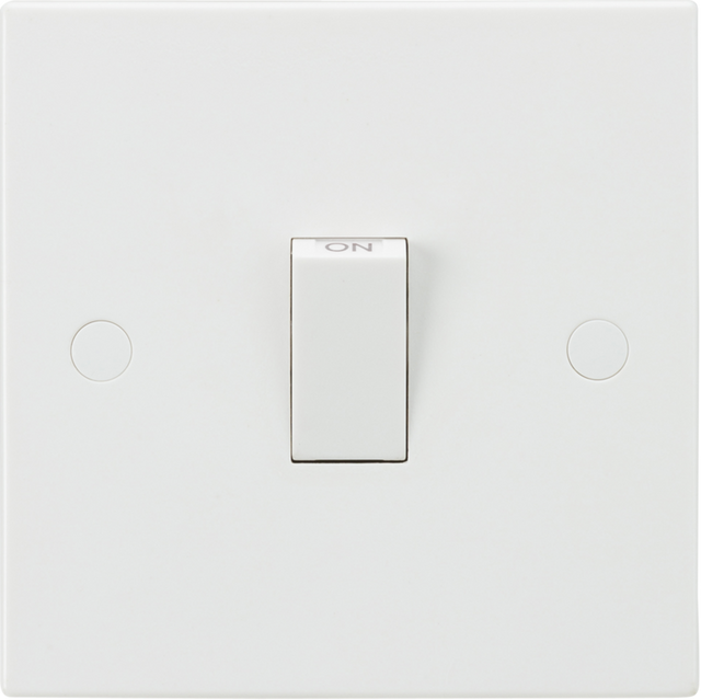 Knightsbridge 20A 1G DP Switch - White