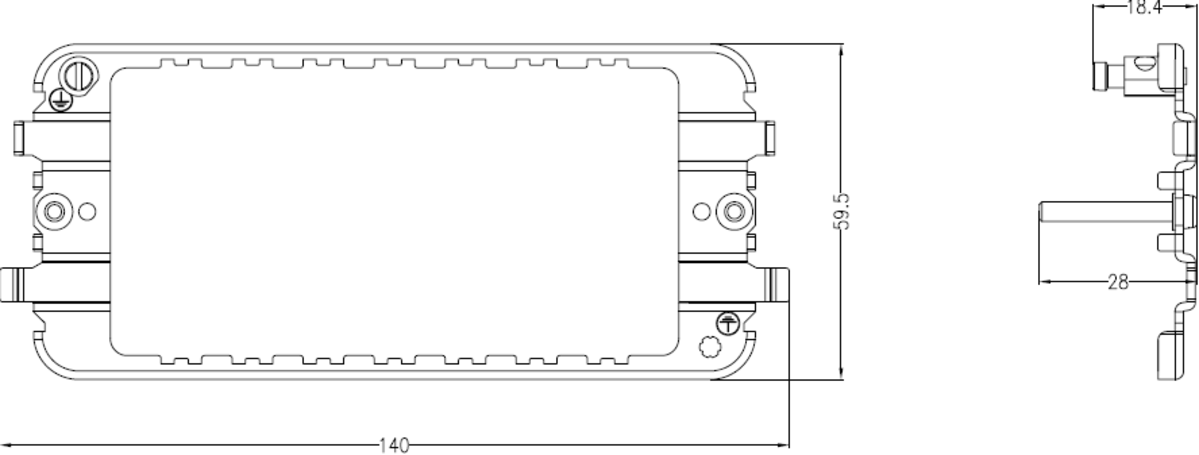Additional Image of 3-4G Grid Mounting Frame