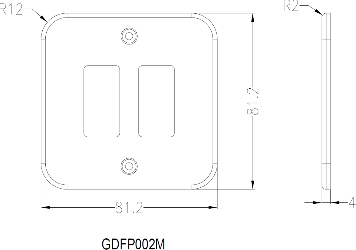 Metalclad 2G Grid Faceplate Image