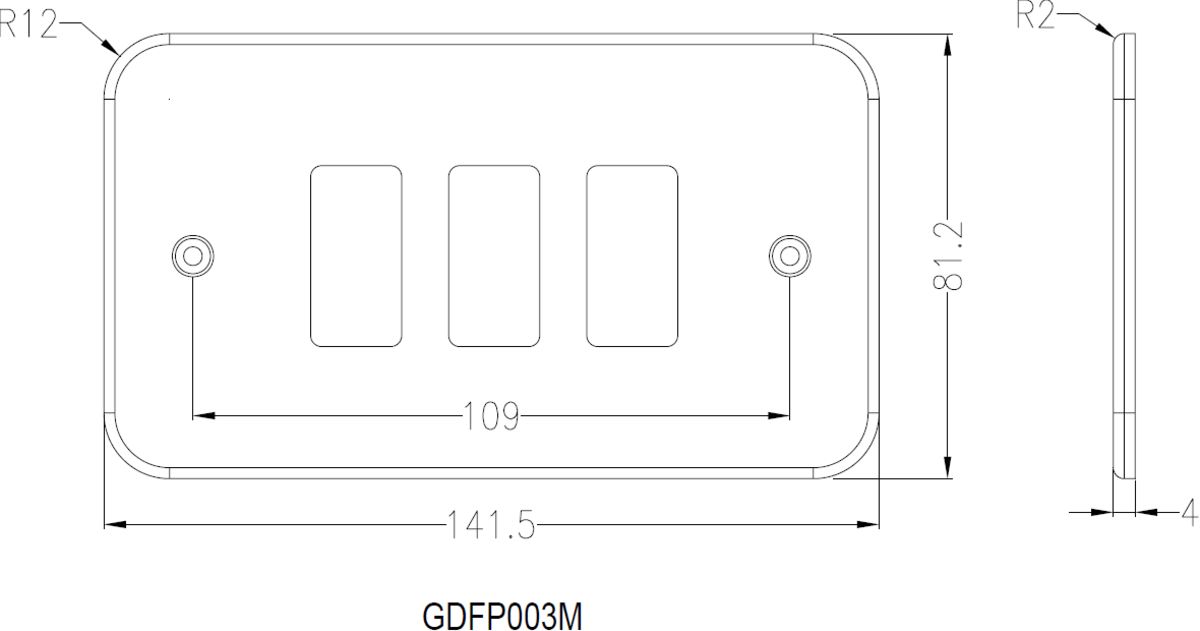 Metalclad 3G Grid Faceplate Alternate View