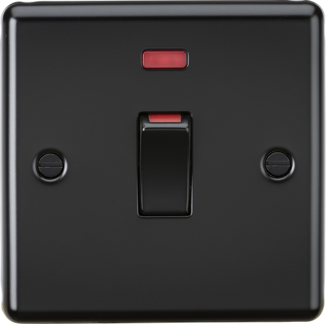 ML Accessories 45A 1G DP Switch with Neon - Matt Black