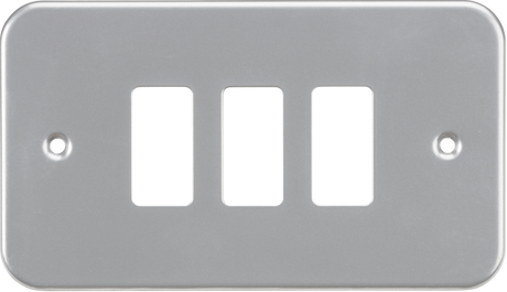 Metalclad 3G Grid Faceplate - Powder Coated Silver/Grey