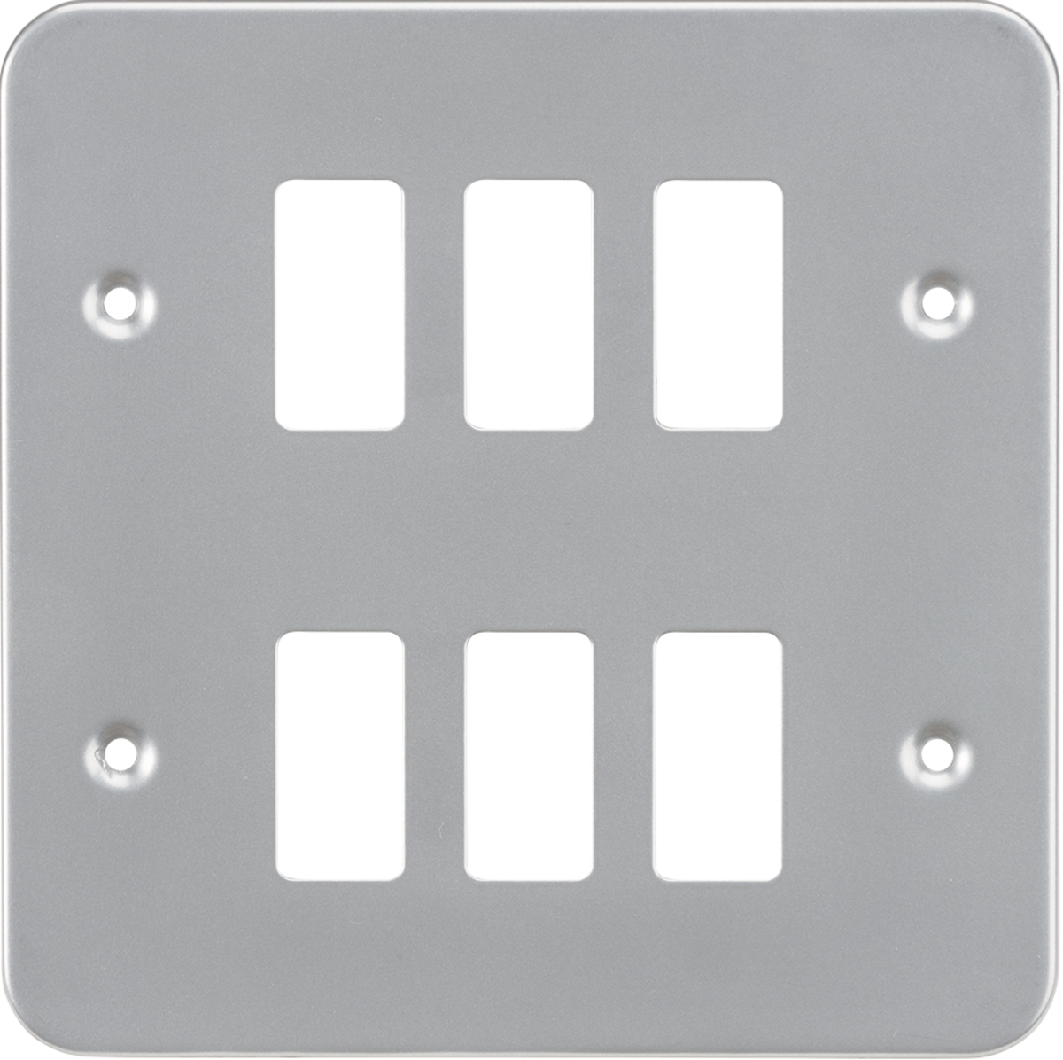 Metalclad 6G Grid Faceplate - Front View