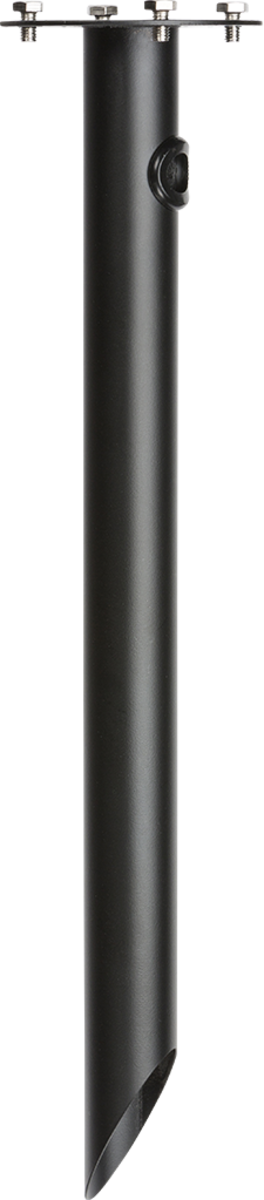 Bollard Spike - Stainless Steel, Black Finish for Outdoor Use