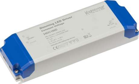 IP20 24V 100W DC Dimmable LED Driver - Constant Voltage