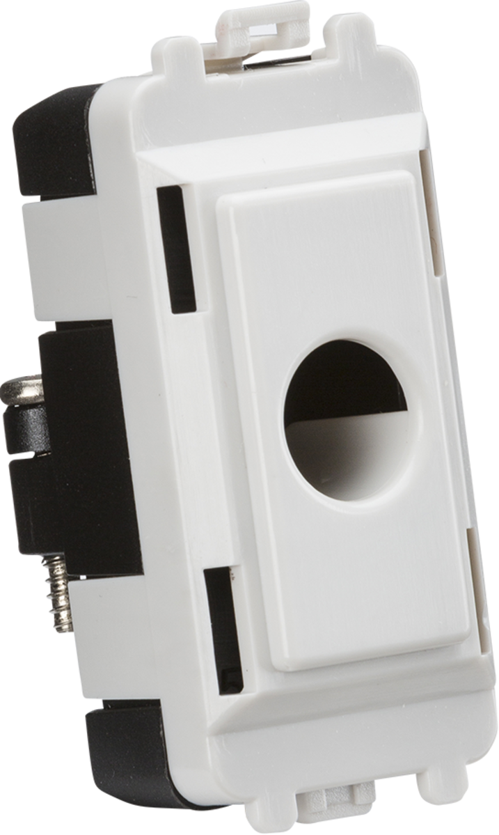 Flex Outlet Module for up to 10mm Cable - White