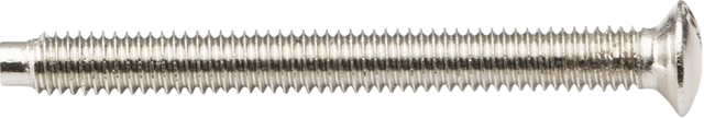 M3.5 x 35mm Raised Head Countersunk Electrical Socket Screw - Nickel Plated