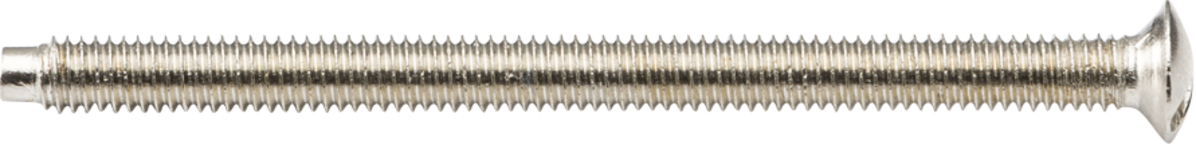 M3.5 x 50mm Raised Head Countersunk Electrical Socket Screw - Nickel Plated