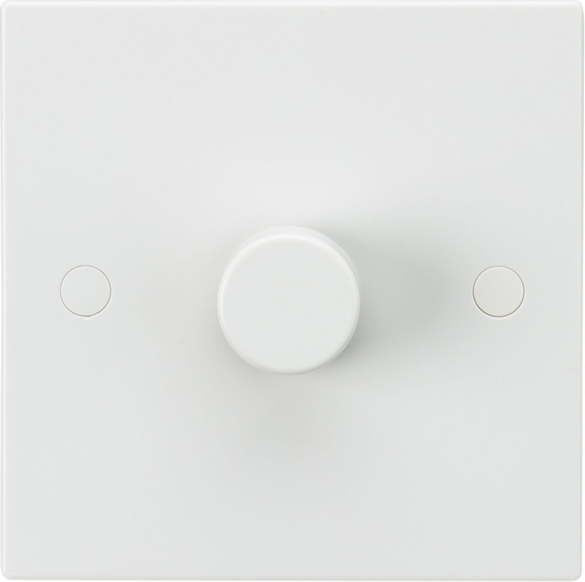 Knightsbridge 1G 1-Way 60-1000W Dimmer Switch - White