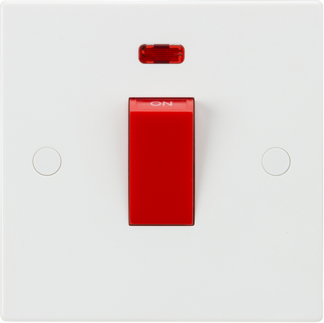 45A DP Switch with Neon - Red Rocker