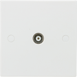 Knightsbridge Coaxial TV Outlet (Non-Isolated) - White