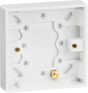 Knightsbridge Single 16mm Pattress Box with Earth Terminal