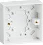 Knightsbridge Single 25mm Pattress Box - White