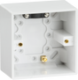 Knightsbridge Single 47mm Pattress Box with Earth Terminal