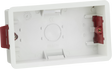 Knightsbridge 35mm Double Dry Lining Box - White