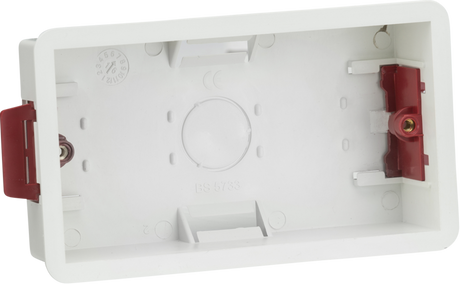 Knightsbridge 35mm Double Dry Lining Box - White