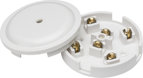 20A Junction Box 6-Terminal - White 89mm Diameter