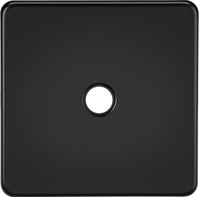 20A Flex Outlet Plate - Matt Black, suitable for modern homes