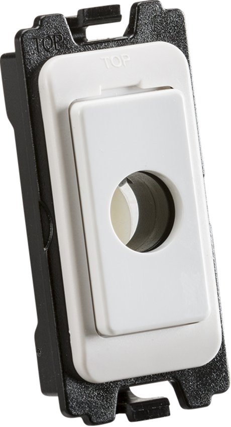 Flex Outlet Module for 10mm Cable - White