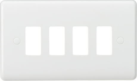 Knightsbridge 4G Curved Edge Grid Faceplate