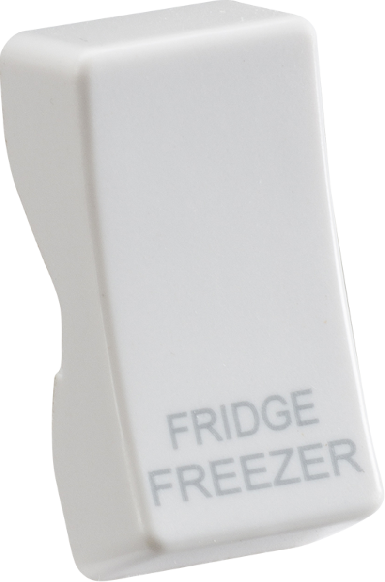 Rocker Cover for Fridge Freezer - Laser Printed White
