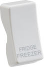 Rocker Cover for Fridge Freezer - Laser Printed White