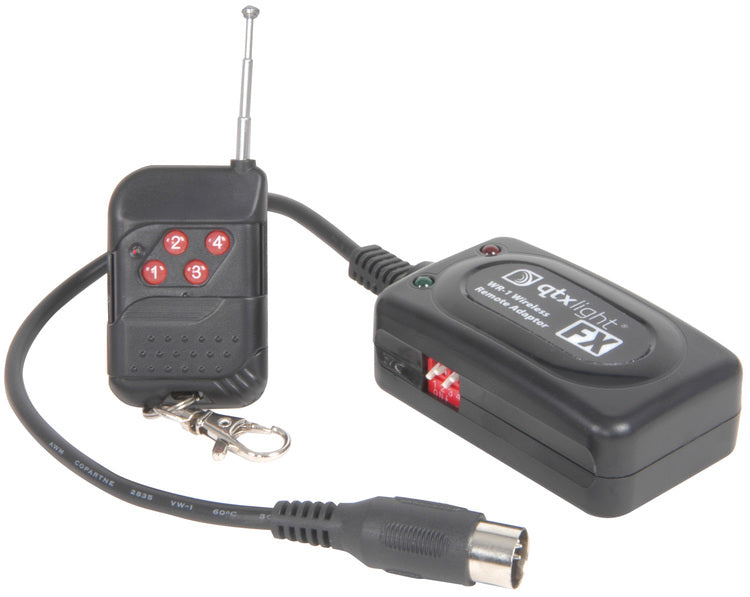 QTX: 160.460UK, Wireless Remote Control for Fog/Haze Machines, 4 Channel, 30m Range, 433MHz