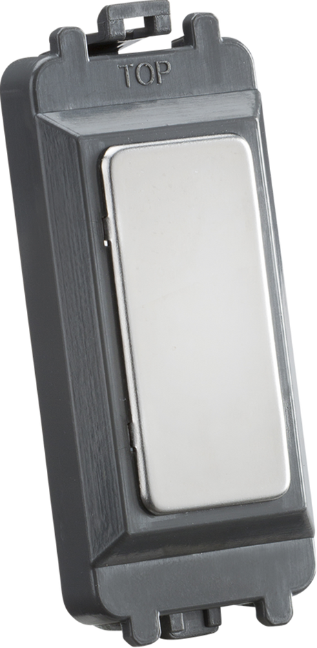Knightsbridge Blank Grid Module - Polished Chrome