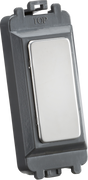 Knightsbridge Blank Grid Module - Polished Chrome