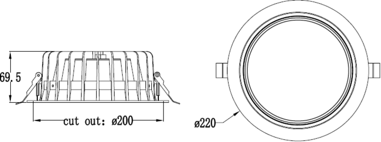 SEREN LED Recessed Downlight