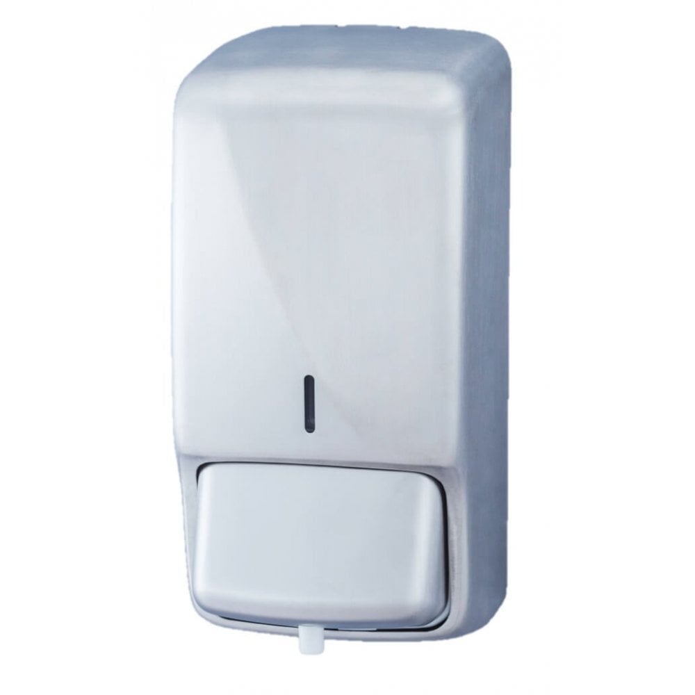 800ml Stainless Steel Wall Mounted Foam Soap Dispenser with ABS Push Button