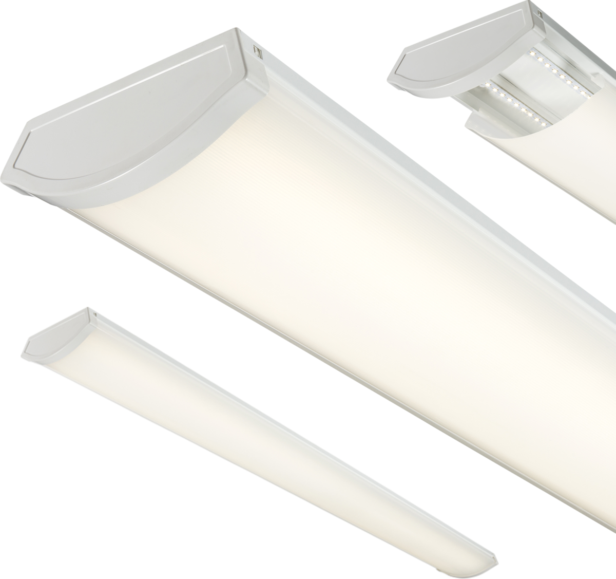 230V IP20 4ft 43W LED Surface Mount - Durable Lighting Solution