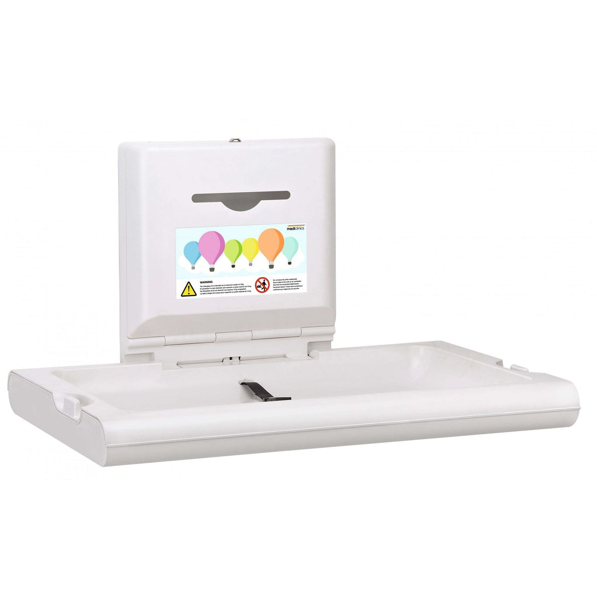 BabyMedi® Horizontal Baby Changing Station - Polypropylene / Stainless Steel