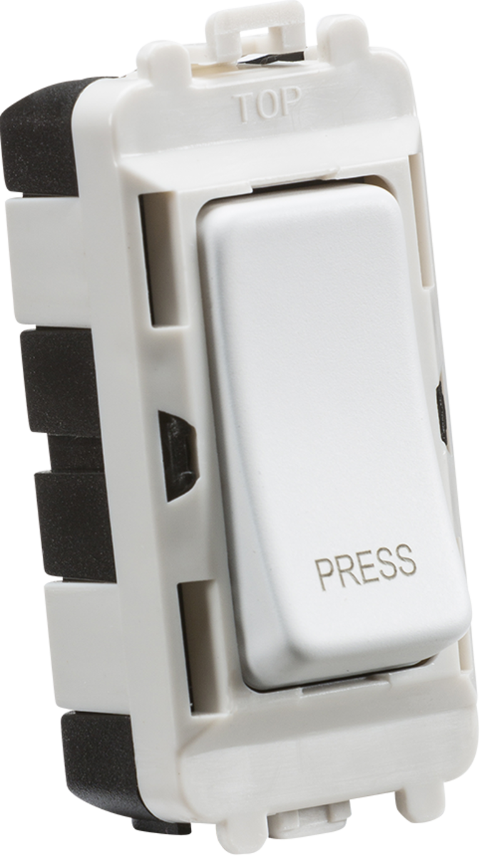 ML Accessories 20AX 2 Way Retractive SP Module Marked PRESS - Matt White