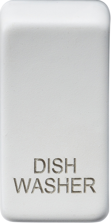 Switch Cover Marked Dishwasher - Matt White