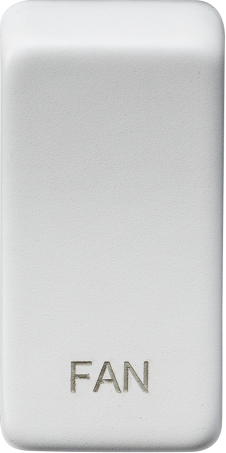 ML Accessories Switch Cover Marked FAN - Matt White