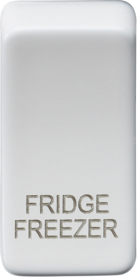 Switch Cover marked FRIDGE/FREEZER - Matt White
