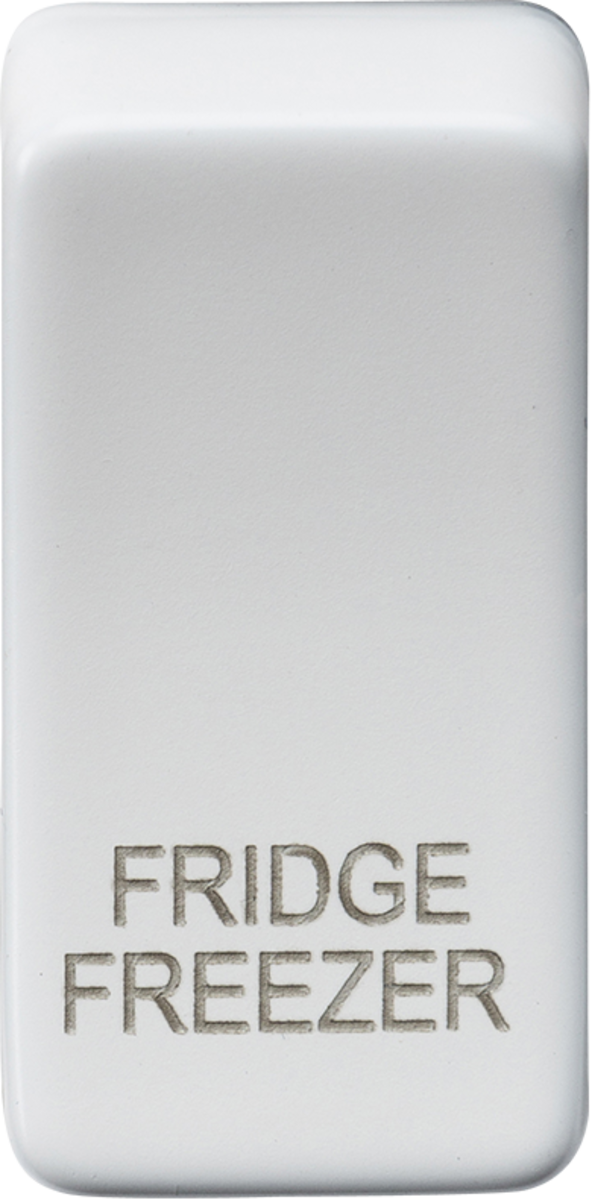 Switch Cover marked FRIDGE/FREEZER - Matt White