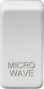 ML Accessories GDMICROMW Switch Cover Marked Microwave Matt White